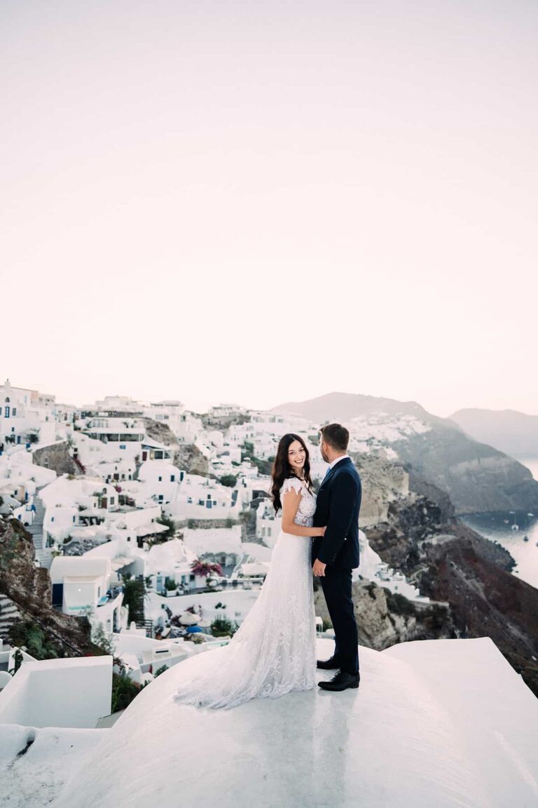 Elopement στη Σαντορίνη | Μια Στιγμή Αγάπης Μόνο για Δύο