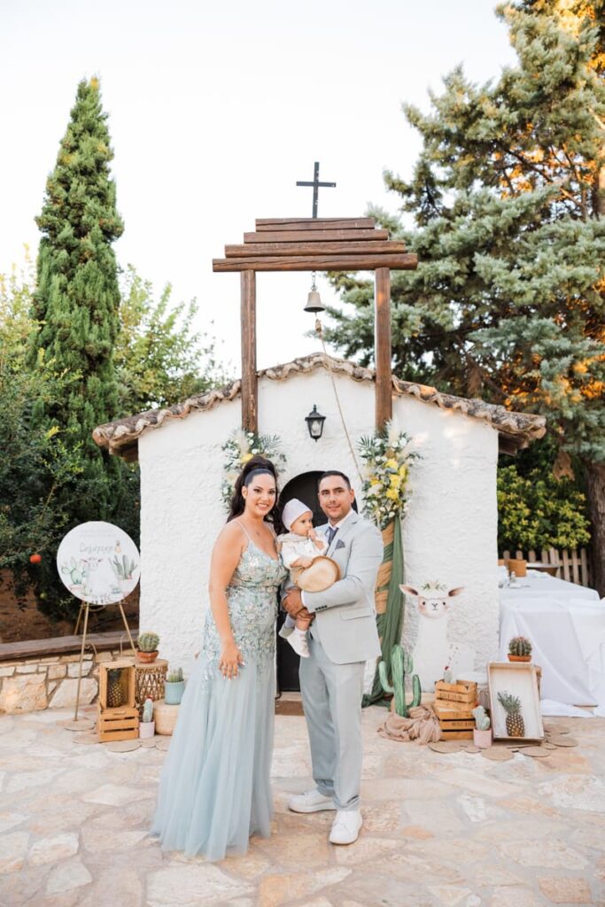 Χώρος δεξίωσης βάπτισης στο Κτήμα Santa Maria